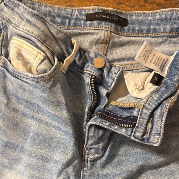 Stylish Blue Flare Women Jeans - Picture 2 of 2